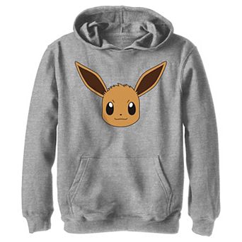 Boys 8-20 Pokémon Eevee Face Graphic Hoodie