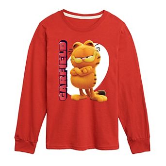 Boys 8-20 Garfield Movie Long Sleeve Graphic Tee