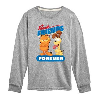 Boys 8-20 Garfield Movie Best Friends Forever Long Sleeve Graphic Tee