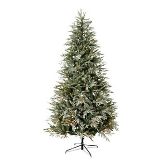 Haven Living 9-ft. Pre-Lit Snowy Artificial Christmas Tree
