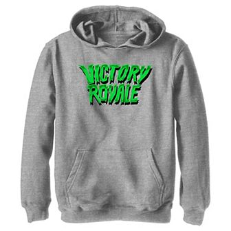 Boys 8-20 Fortnite Victory Royale Spooky Font Graphic Hoodie