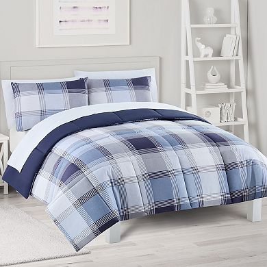 The Big One Dover Plaid Reversible Comforter Set
