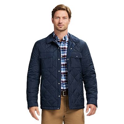 Men s IZOD Puffer Shirt Jacket