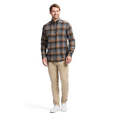 Men's IZOD Stratton Flannel Long Sleeve Button Down Shirt