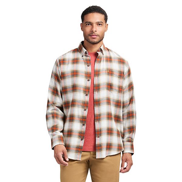Men's IZOD Stratton Flannel Long Sleeve Button Down Shirt
