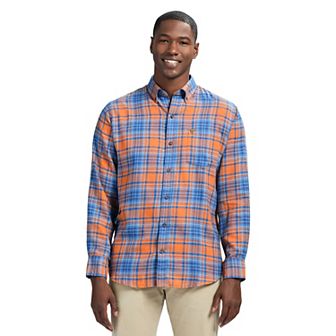 Men's IZOD Stratton Flannel Long Sleeve Button Down Shirt