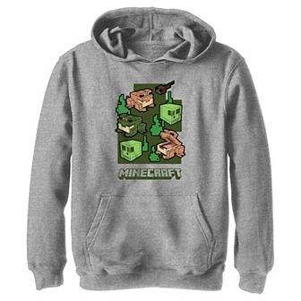 Boys 8-20 Minecraft Wild Frogs Graphic Hoodie