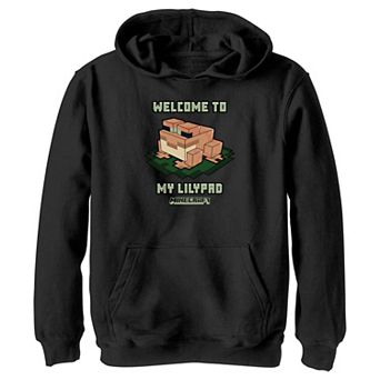 Boys 8-20 Minecraft Welcome To My Lilypad Graphic Hoodie