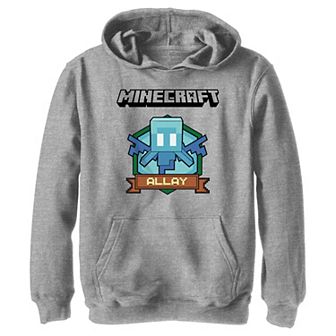 Boys 8-20 Minecraft Allay Badge Graphic Hoodie