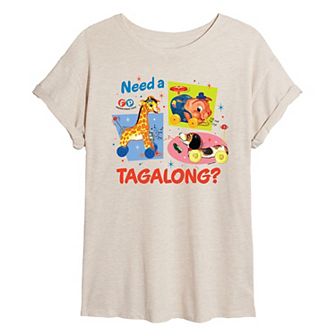 Juniors' Fisher Price Need A Tagalong Oversized Tee
