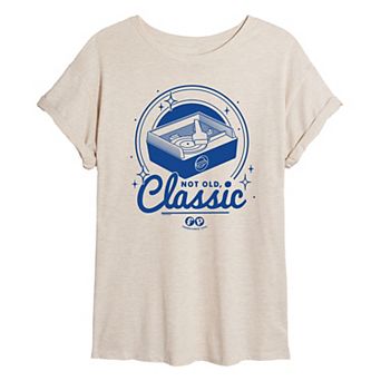 Juniors' Fisher Price Not Old Classic Oversized Tee