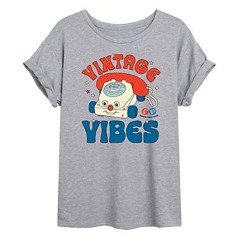 Juniors' Fisher Price Vintage Vibes Oversized Tee