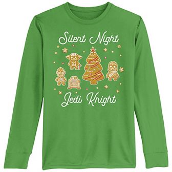 Boys 8-20 Star Wars Jedi Knight Gingerbread Cookies Long Sleeve Graphic Tee