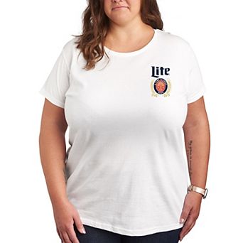 Plus Miller Lite Logo Graphic Tee