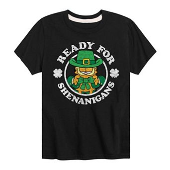 Boys 8-20 Garfield Ready For Shenanigans Graphic Tee