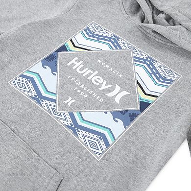 Boys 8-20 Hurley Printed Fleece Pullover Hoodie
