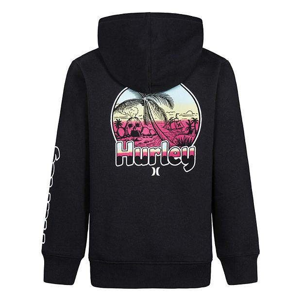 Boys 8 20 Hurley Graphic Fleece Pullover Hoodie