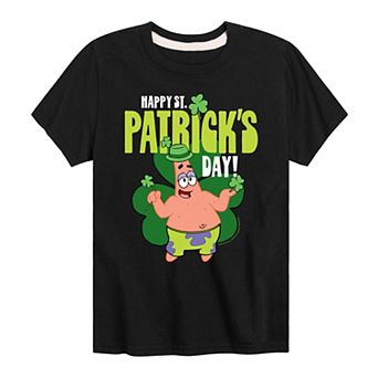 Boys 8-20 SpongeBob Happy St. Patrick's Day Graphic Tee