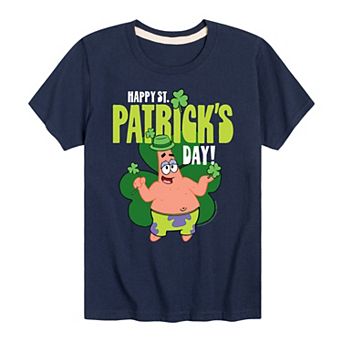 Boys 8-20 SpongeBob Happy St. Patrick's Day Graphic Tee