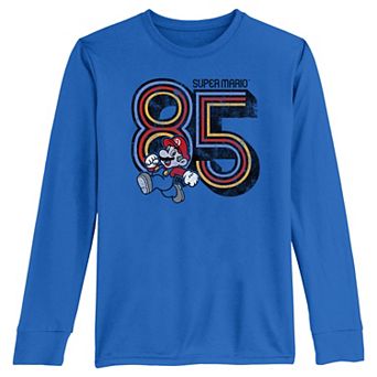 Boys 8-20 Super Mario Bros 85 Distressed Poster Long Sleeve Graphic Tee
