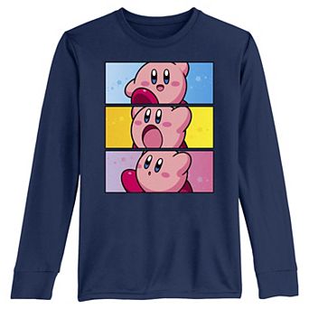 Boys 8-20 Kirby Stack Portraits Long Sleeve Graphic Tee