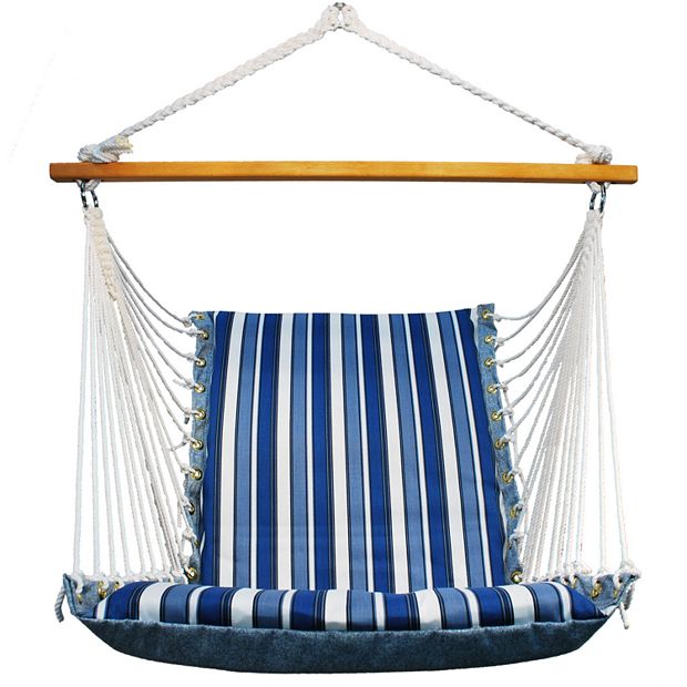 Algoma Reversible Cushioned Hanging Chair Indoor Outdoor