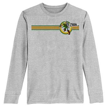 Boys 8-20 The Legend Of Zelda Link Ready To Attack Long Sleeve Graphic Tee