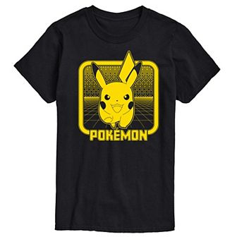 Men's Pokemon Retro Pikachu Graphic Tee