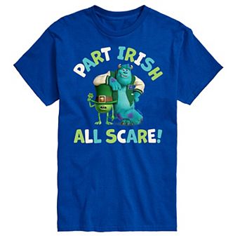 Disney's Monsters Inc. Men's Part Irish All Scare Graphic Tee