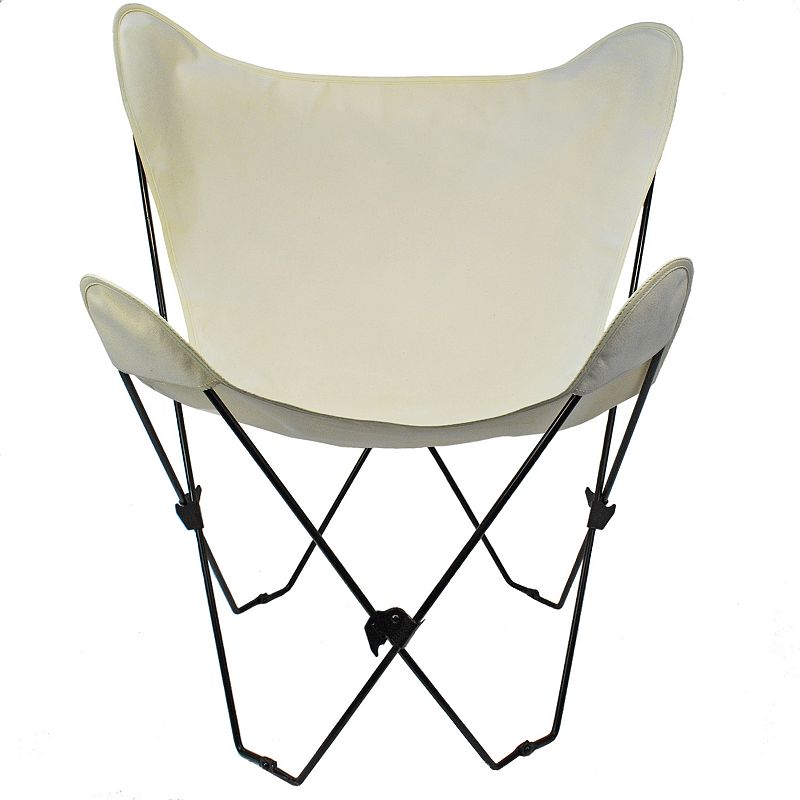 91172789 Algoma Duck Cotton Butterfly Chair, White sku 91172789
