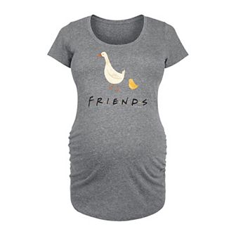 Maternity Friends Goose Chicken Graphic Tee