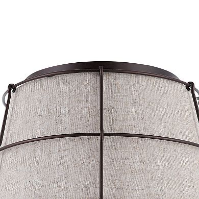 Silas Rustic Farmhouse Led Flush Mount