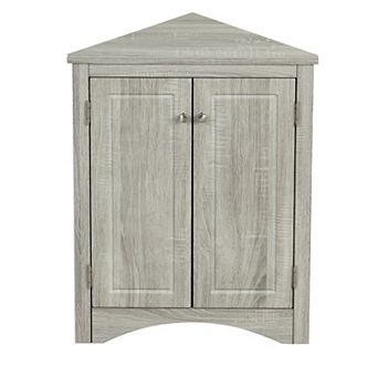 Triangle Bathroom Storage Cabinet With Adjustable Shelves