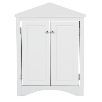 Triangle Bathroom Storage Cabinet With Adjustable Shelves