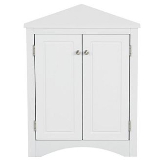 Triangle Bathroom Storage Cabinet With Adjustable Shelves