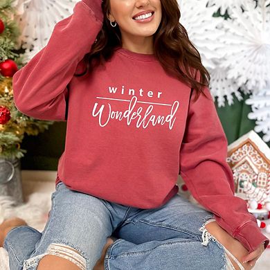 Simply Sage Market Winter Wonderland Garment Dyed Sweatshirt