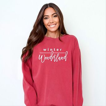 Simply Sage Market Winter Wonderland Garment Dyed Sweatshirt