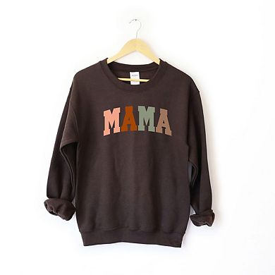 Mama Block Colorful Sweatshirt