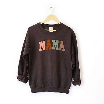 Mama Block Colorful Sweatshirt