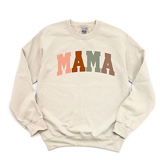 Mama Block Colorful Sweatshirt