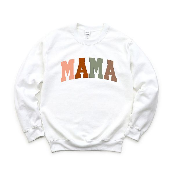 Mama Block Colorful Sweatshirt