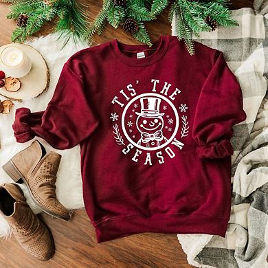Tis The Season Distressed Sweatshirt