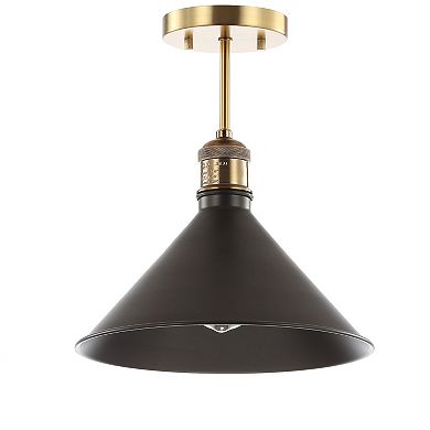 Nick Metal Led Semi Flush Mount