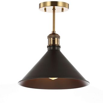 Nick Metal Led Semi Flush Mount