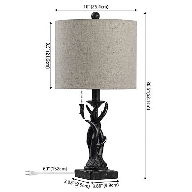 Gaston 20.5" Resin Mini LED Table Lamp