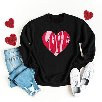 Pink Love - Sustainably Made Sweatshirt