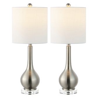 Dylan Metal/crystal Teardrop Led Table Lamp