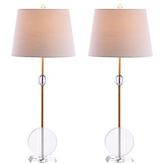 Spencer Crystal/metal Led Table Lamp (set Of 2)