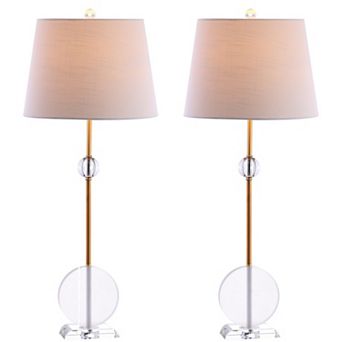Spencer Crystal/metal Led Table Lamp (set Of 2)