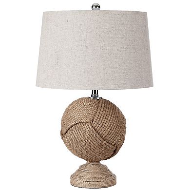 Monkeys Fist Knotted Rope Led Table Lamp